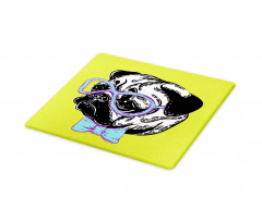 Pug with a Bow Tie Cutting Board