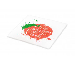Soft Fruit Quirky Words Cutting Board