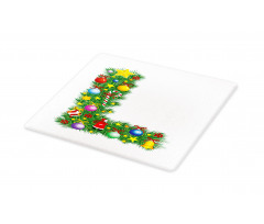 Pine Tree Majuscule L Cutting Board