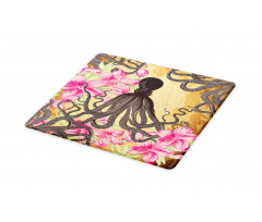 Kraken Roses Leaves Cutting Board