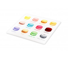 Colorful Macarons Cutting Board