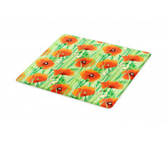 Poppy Flowers Field Cutting Board