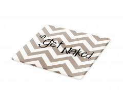 Get Naked Heart Zig Zag Cutting Board