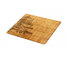 Building on Bamboo Pipes Cutting Board