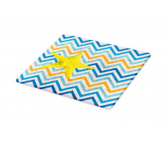 Angled Stripes Starfish Cutting Board