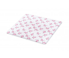 Romantic Pink Kittens Cutting Board