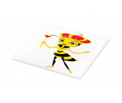 Cartoon Style Bee Cutting Board