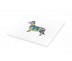 Small Flower Puppy Cutting Board