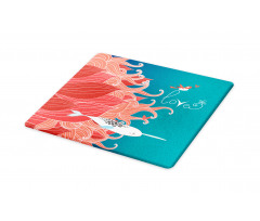 Arctic Whale and Bird Cutting Board