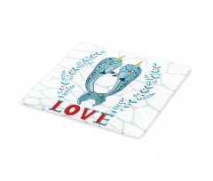 Whales in Love Design Cutting Board