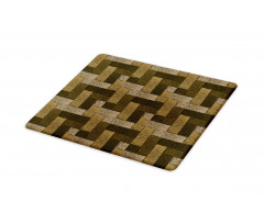 Wooden Parquet Motif Cutting Board