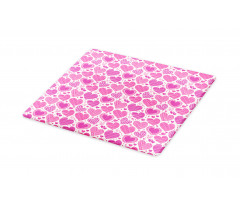 Pink Romantic Motifs Cutting Board