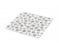 Line Winter Motifs Cutting Board