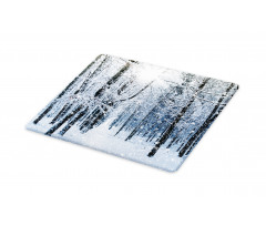 Snow Covered Forest Cutting Board