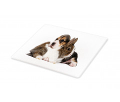 Rabbit Puppy Pet Friends Cutting Board