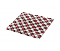 Plaid Motif Rhombuses Cutting Board