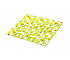 Cartoon Lemon Emoticons Cutting Board