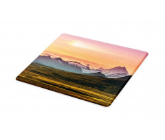 Mountains and Sunset Cutting Board