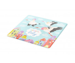 Cartoon Storks Cutting Board