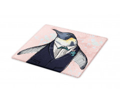 Funny Gentleman Penguin Cutting Board