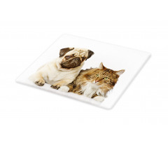 Pets Sitting Studio Shot Cutting Board