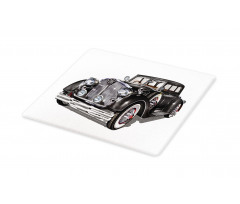 Realistic Classic Car Cutting Board