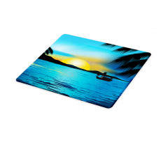 Calm Sunrise Fishing Boat Cutting Board