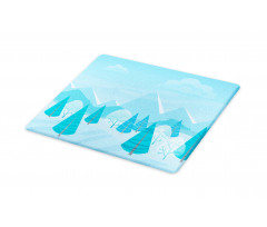 Christmas Pines Alps Cutting Board