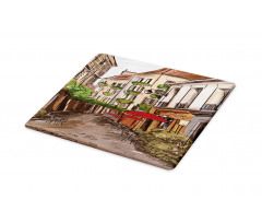 Romantic Patio Scene Sketch Cutting Board