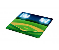 Cartoonish Field Stadium Cutting Board