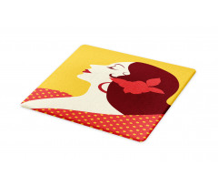 Retro Flamenco Woman Cutting Board