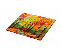 North Woods with Leaves Cutting Board