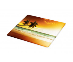 Palm Tree Exotic Beach Cutting Board