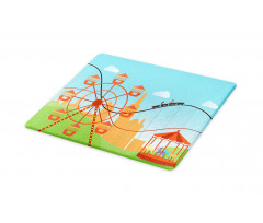 Flat Art Colorful Cutting Board