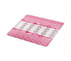 Damask and Ladybugs Cutting Board