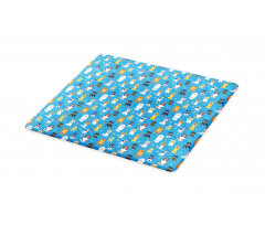 Canine Puppy Joyful Pets Paws Cutting Board