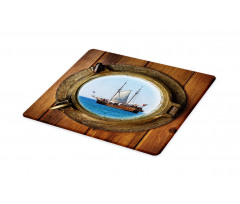 Ship Window with Cruise Cutting Board