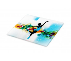 Dancer on Abstract Backdrop Cutting Board
