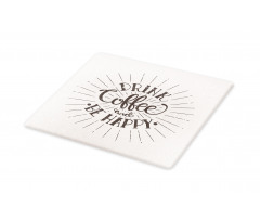 Coffee Words Grunge Effect Cutting Board