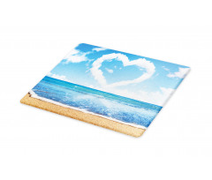 Clouds Heart Shape Cutting Board