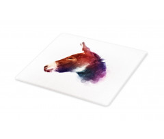 Watercolor Portrait Cutting Board