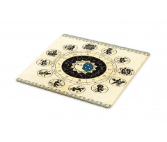 Mystic Horoscope Wheel Art Cutting Board