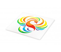 Rainbow Toned Bird Cutting Board