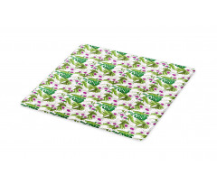 Wild Flowers Fan Palm Leaf Cutting Board