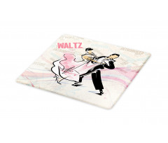 Romantic Dancing Couple Words Cutting Board