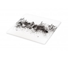 Monochrome Vegas Skyline Cutting Board