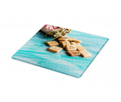 the Image of Wooden Pieces Cutting Board