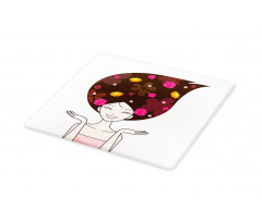 Anime Inspired Woman Cutting Board