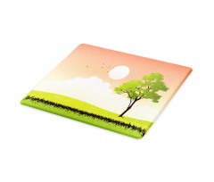 Summer Season Country Scene Cutting Board