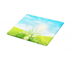 Floral Meadow Illustration Cutting Board